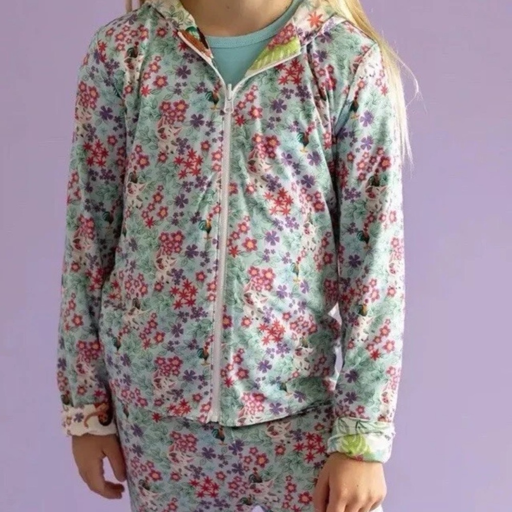 Posh peanut Moana floral reversible jacket - Picture 5 of 5